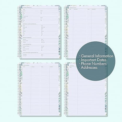 Undated Daily Planner 8.5 x 11 with 200+ daily pages – Ensight To Do Planner for Daily Tasks & Appointments – Daily To Do List Planner
