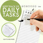 Ensight pocket notepad 3x5 - Small notebooks and meeting notepads for work or school. Easy to carry pocket sized for your bag or desk organization. Holds your post-it and sticky notes - 8 Pack