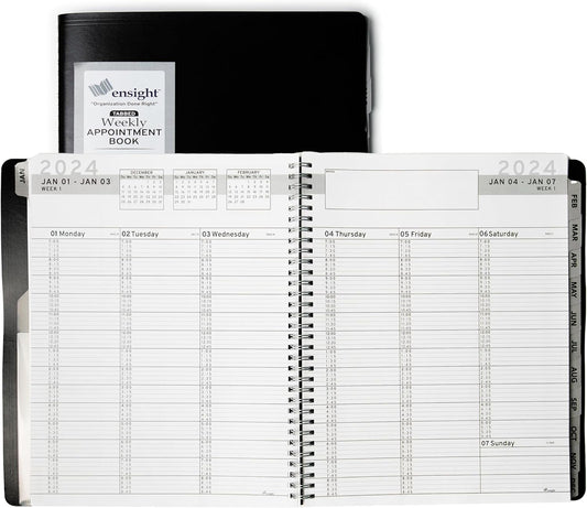 2024 Ensight Tabbed Appointment Book & Planner