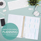 Weekly Undated Planner Notepad 8.5x12" – Ensight 52 Week Calendar & To Do List for Planning with Easy Tear off Sheets – Used for Goal, Schedule & Habit Tracking
