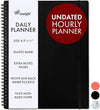 Undated Daily Planner 8.5 x 11 with 200+ daily pages – Ensight To Do Planner for Daily Tasks & Appointments – Daily To Do List Planner