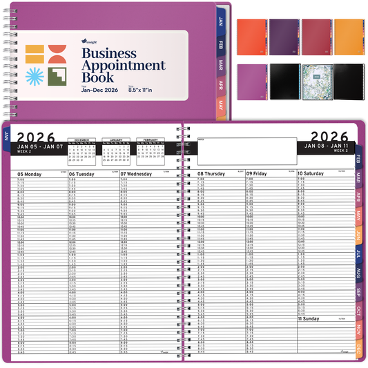 2026 Jan-Dec Appointment Book & Planner