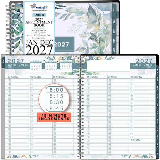 2027 January to December Appointment Book & Planner