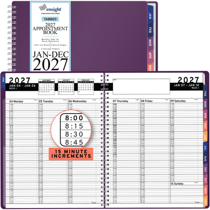 2027 January to December Appointment Book & Planner