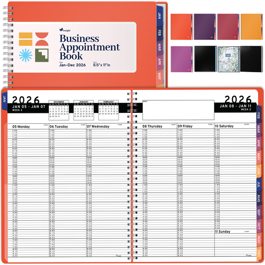 2026 Jan-Dec Appointment Book & Planner