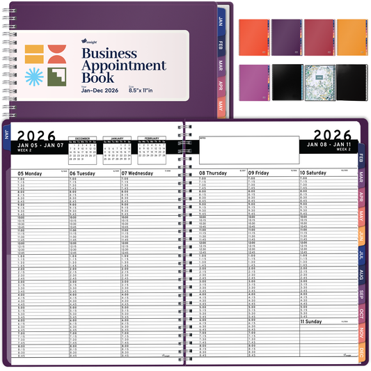 2026 Jan-Dec Appointment Book & Planner