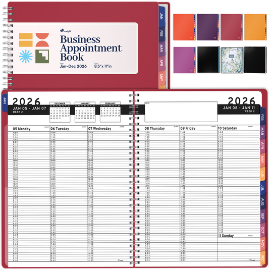 2026 Jan-Dec Appointment Book & Planner