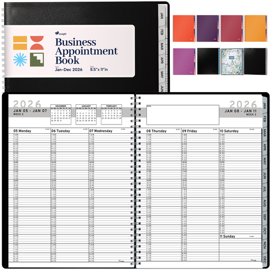 2026 Jan-Dec Appointment Book & Planner