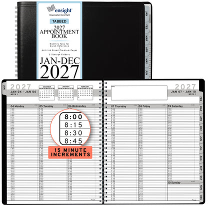 2027 January to December Appointment Book & Planner