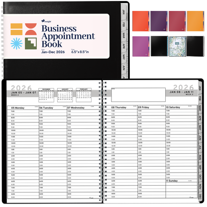 2026 Jan-Dec Appointment Book & Planner