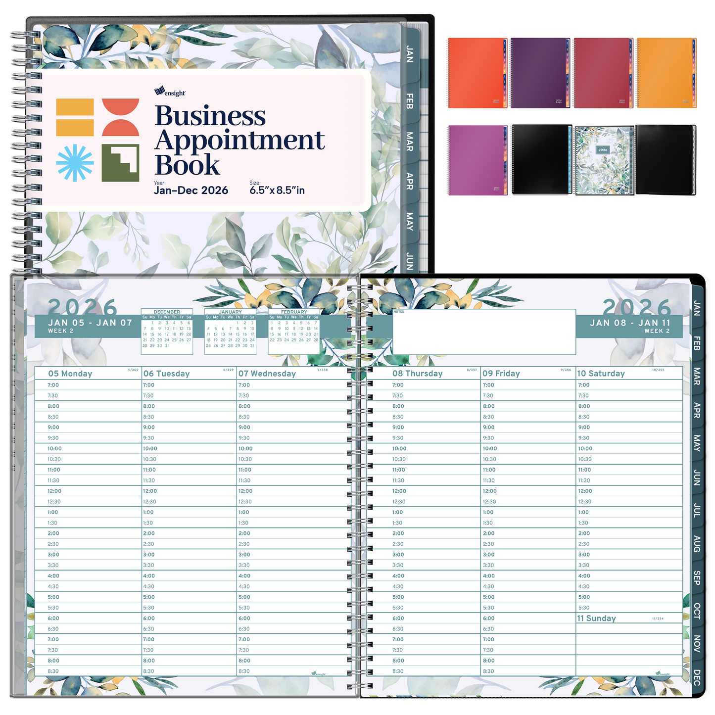 2026 Jan-Dec Appointment Book & Planner