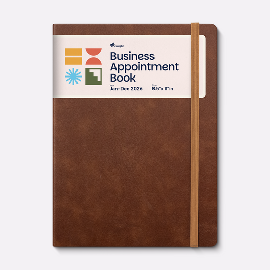 2026 Jan-Dec A4 Leather Appointment Book