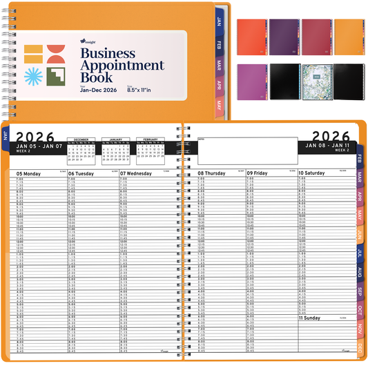 2026 Jan-Dec Appointment Book & Planner