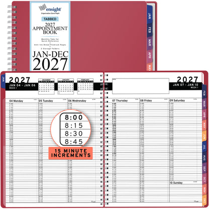 2027 January to December Appointment Book & Planner