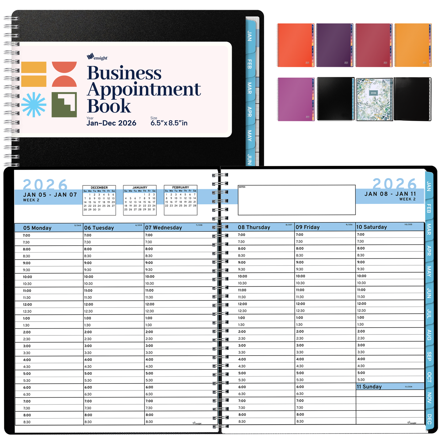 2026 Jan-Dec Appointment Book & Planner