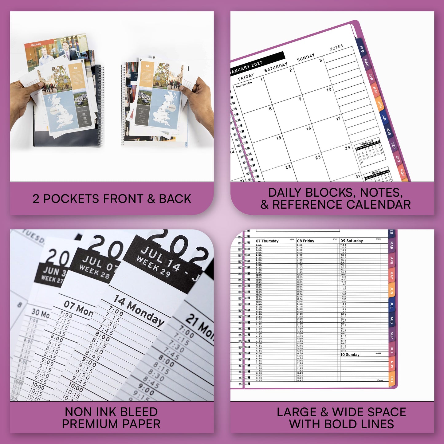2027 January to December Appointment Book & Planner